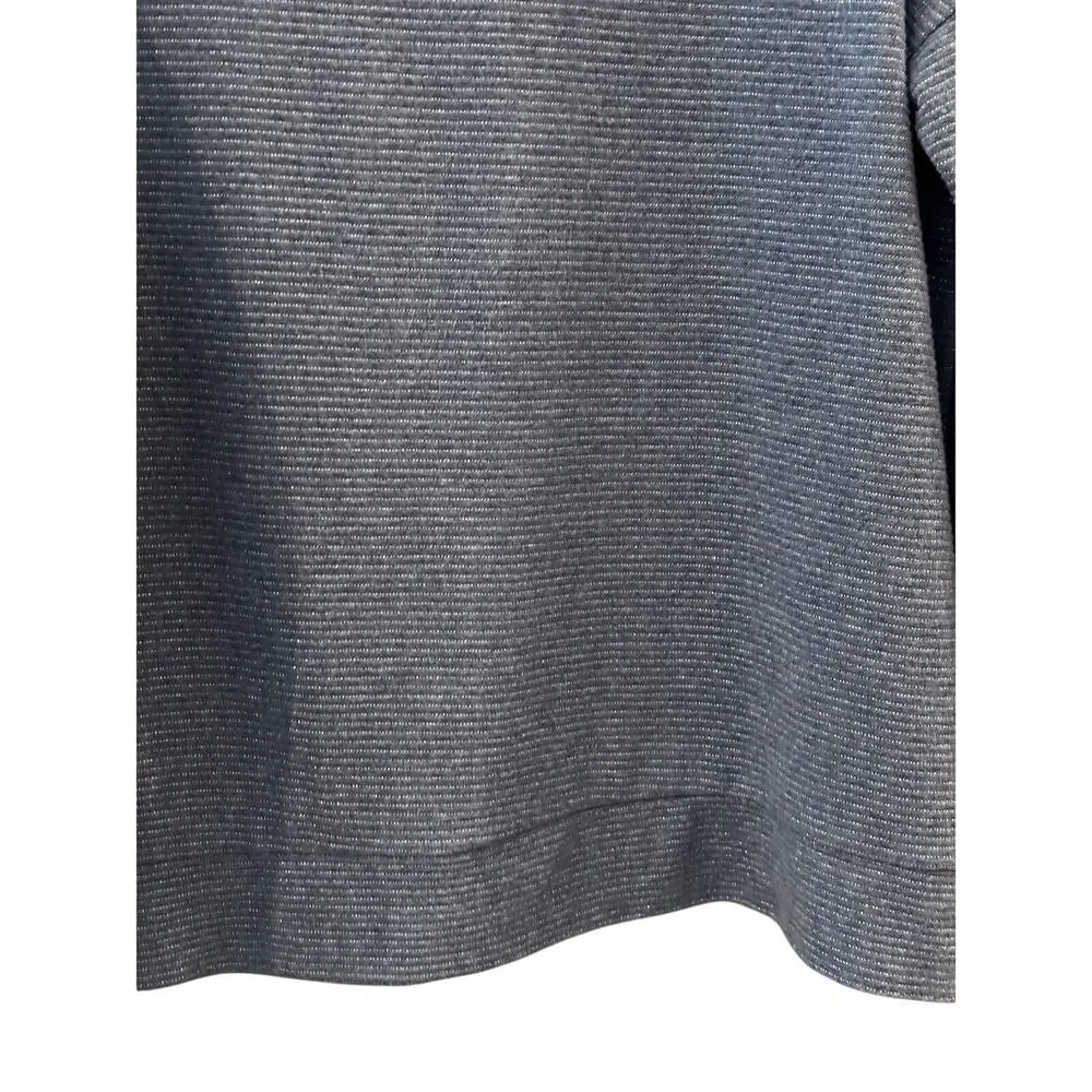Picture of Sunday | Tops | Sunday Women Plus 3x Top Blue Metallic Silver Threading ...